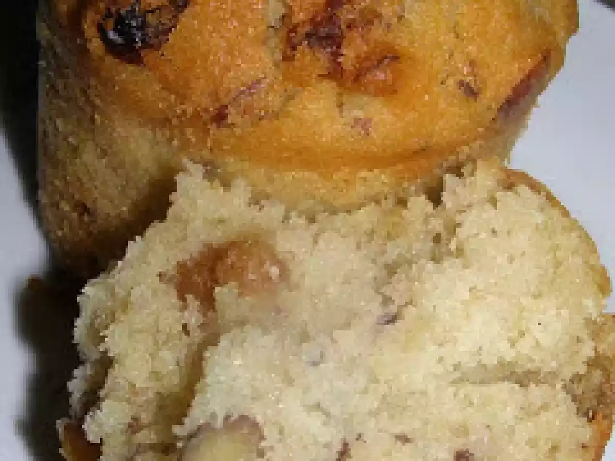 Muffins aux amandes et raisins secs