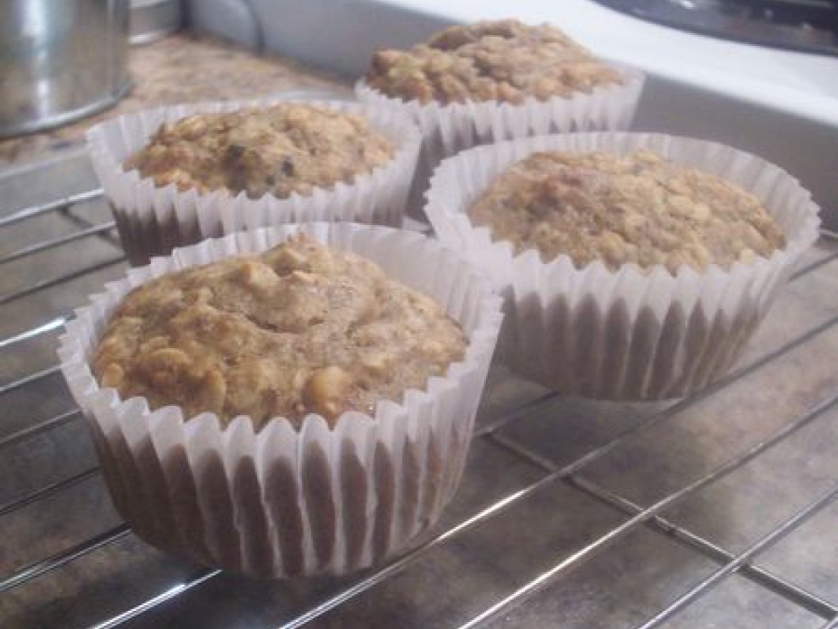 Muffins aux bananes, à l'érable et aux noix sans gluten Recette Ptitchef