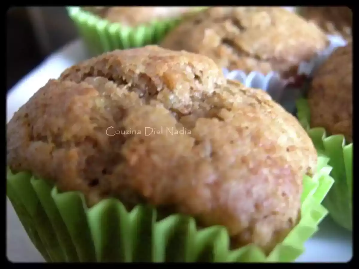 Muffins aux bananes et à la farine intégrale sur un air de Midnight Star - photo 2
