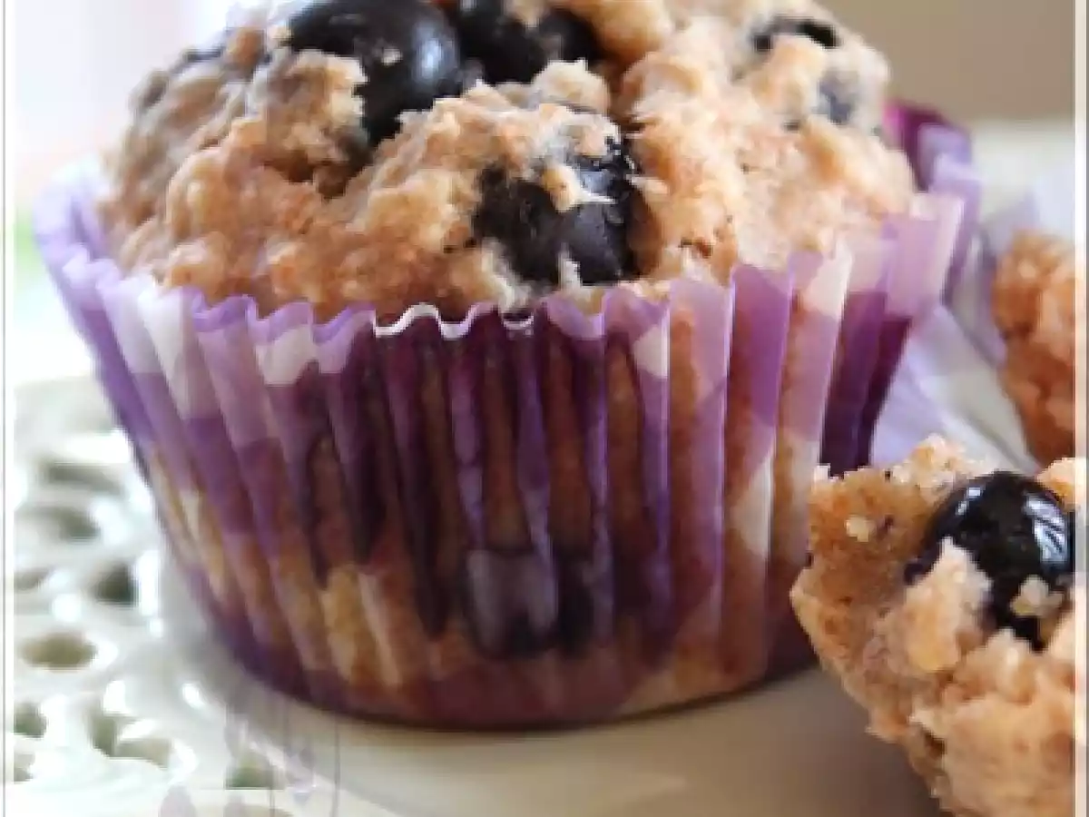 Muffins aux bleuets et à l'avoine