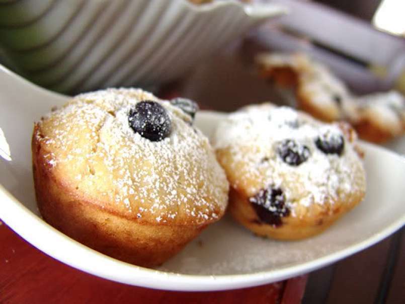 Muffins aux bleuets et chocolat blanc, photo 1