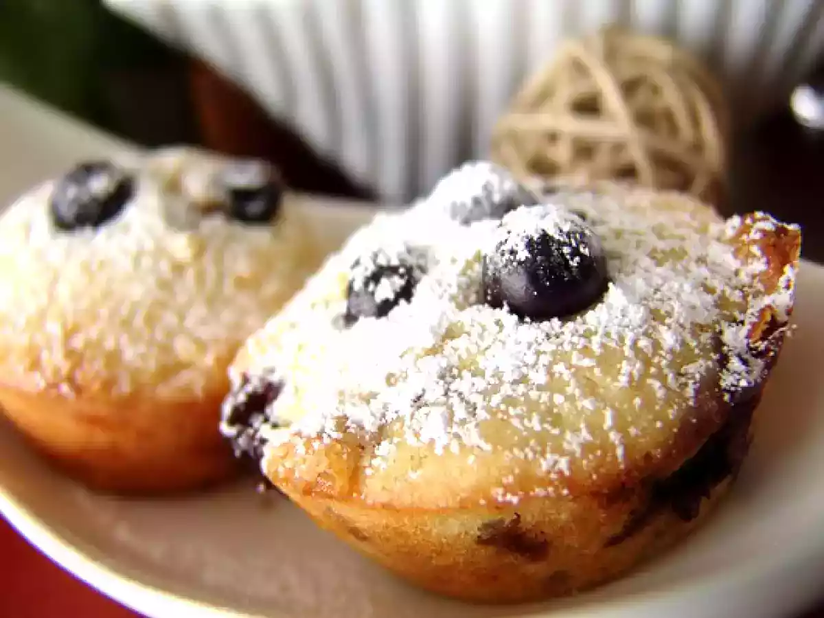 Muffins aux bleuets et chocolat blanc - photo 2