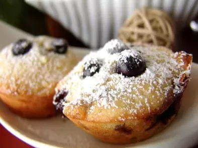 Muffins aux bleuets et chocolat blanc, photo 2