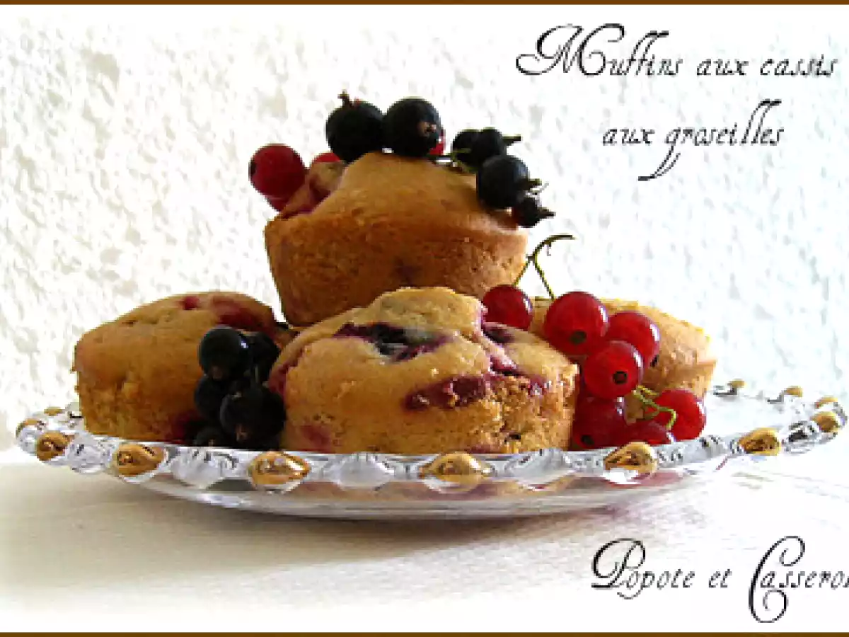 Muffins aux cassis et aux groseilles - photo 4