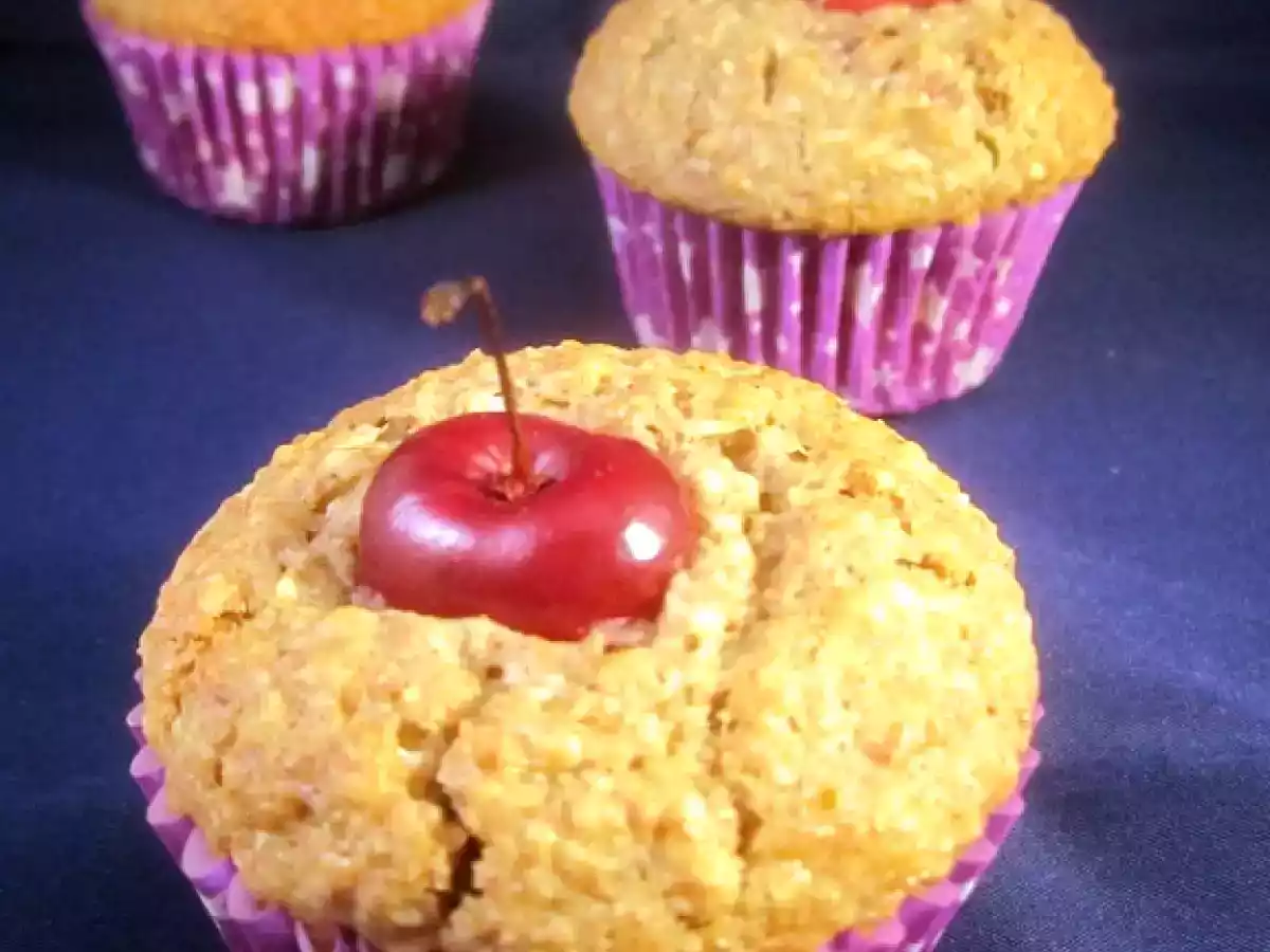 Muffins aux cerises et à la noix de coco - photo 2