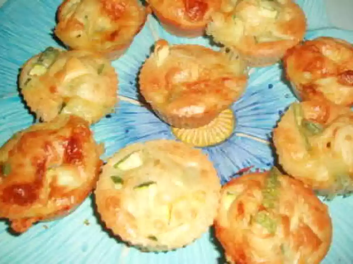 Muffins aux courgettes et au Maroilles