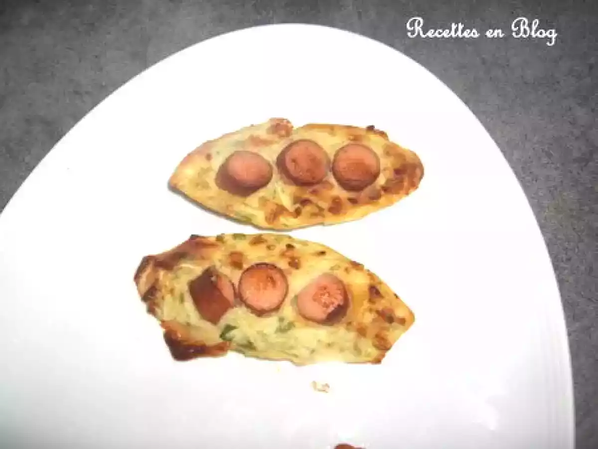 MUFFINS AUX COURGETTES PARMESAN ET SAUCISSES DE STRASBOURG - photo 2