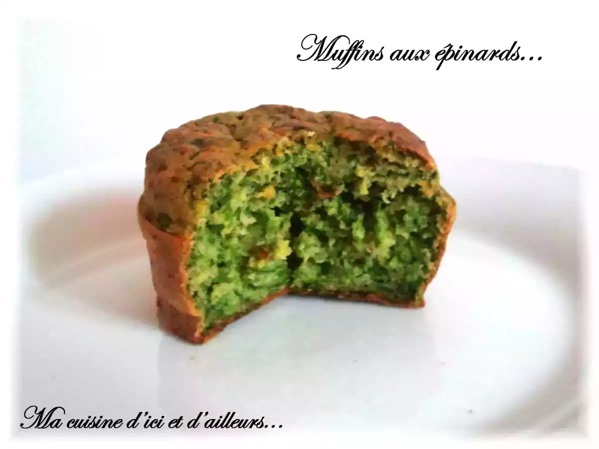 Muffins aux épinards
