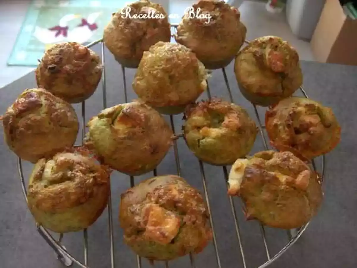 MUFFINS AUX FANES DE RADIS, GORGONZOLA AU MASCARPONE - photo 2