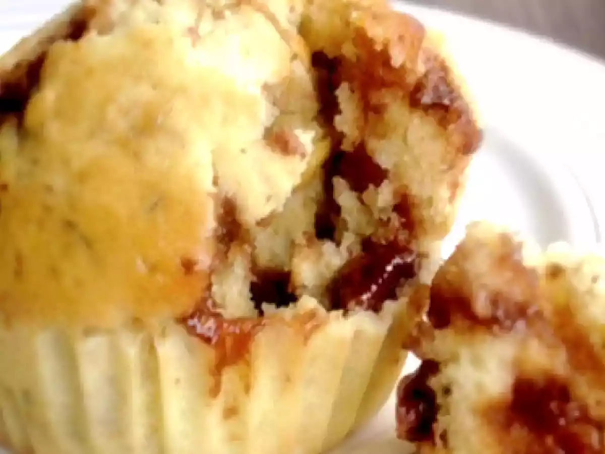 Muffins aux Flocons d'Avoine & Pépites de Chocolat au Lait