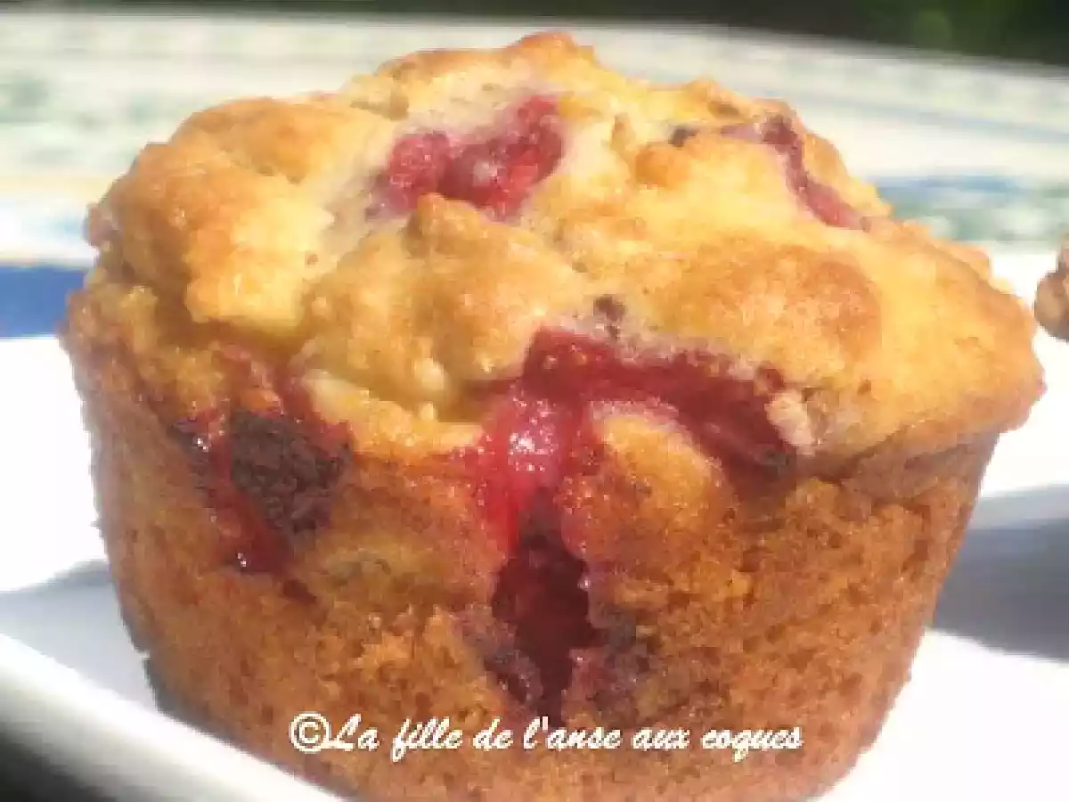 MUFFINS AUX FRAISES FRAÎCHES