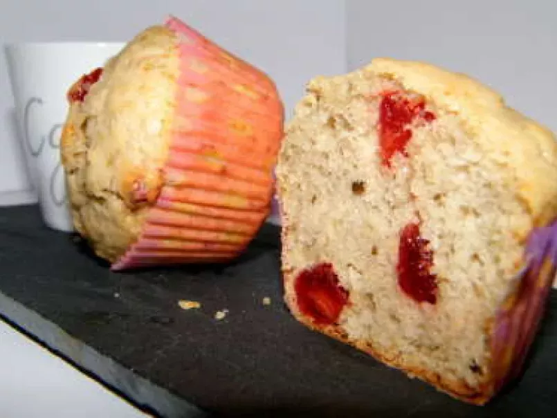Muffins aux fraises sechées - photo 2
