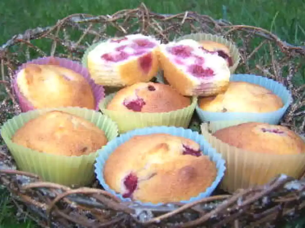 Muffins aux framboises