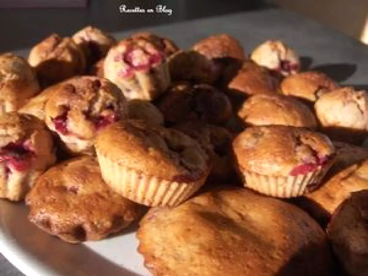 MUFFINS AUX FRAMBOISES ET AMANDES - photo 2