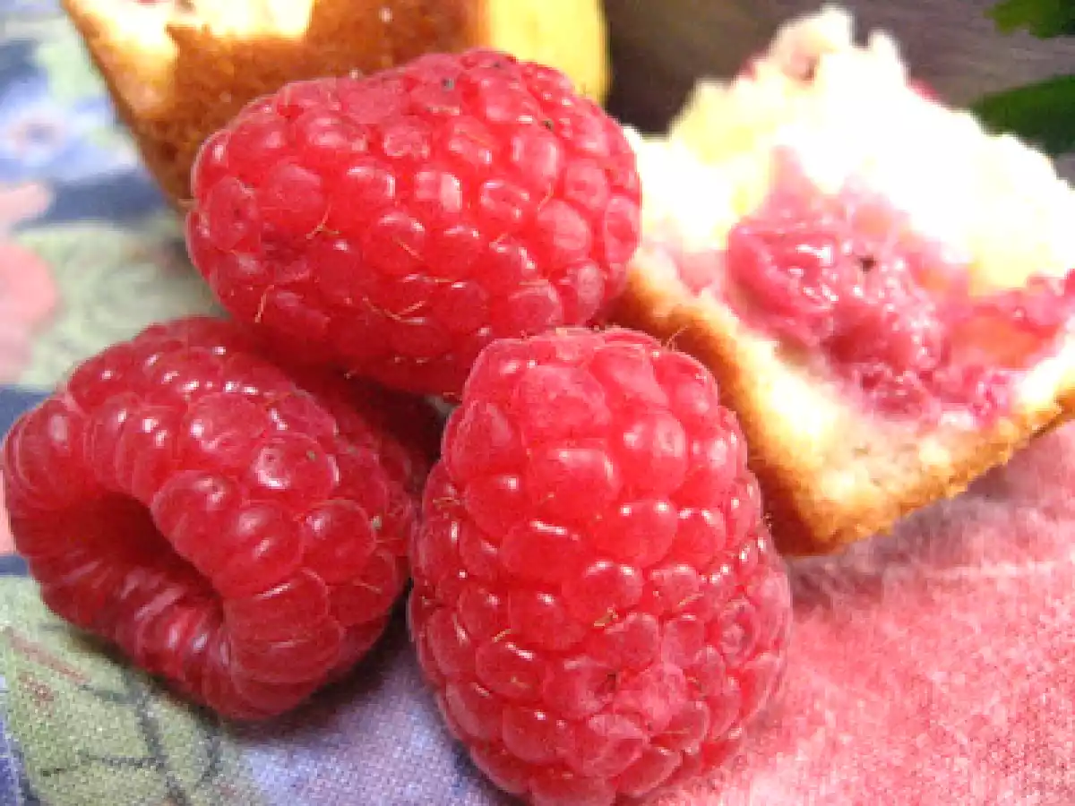 Muffins aux framboises et au citron - photo 3