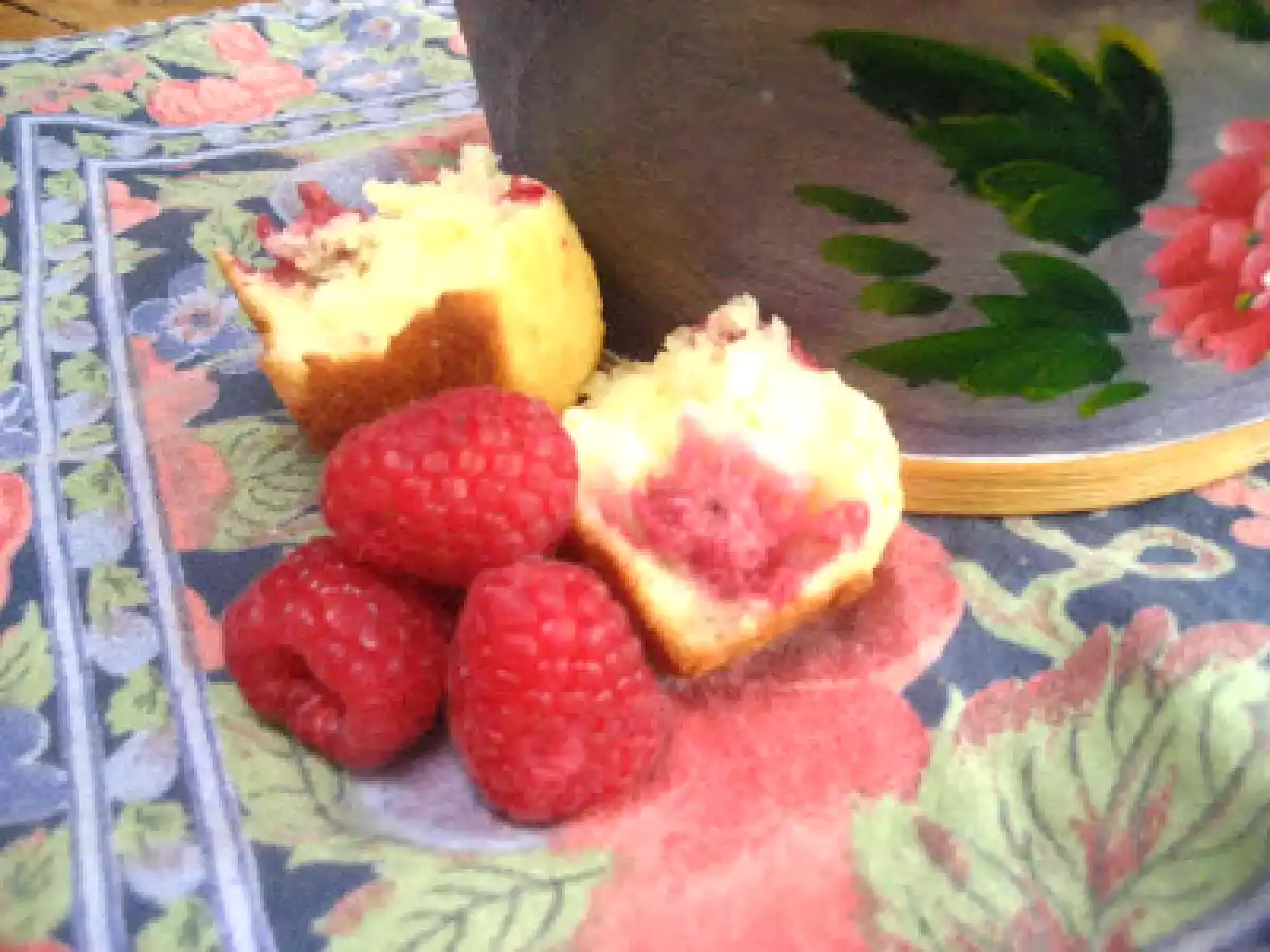 Muffins aux framboises et au citron - photo 4