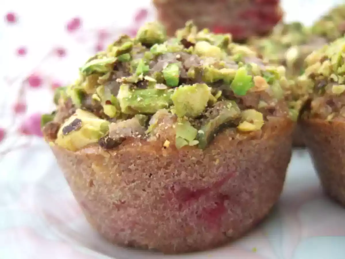 Muffins aux framboises, pistaches et chocolat blanc - photo 2