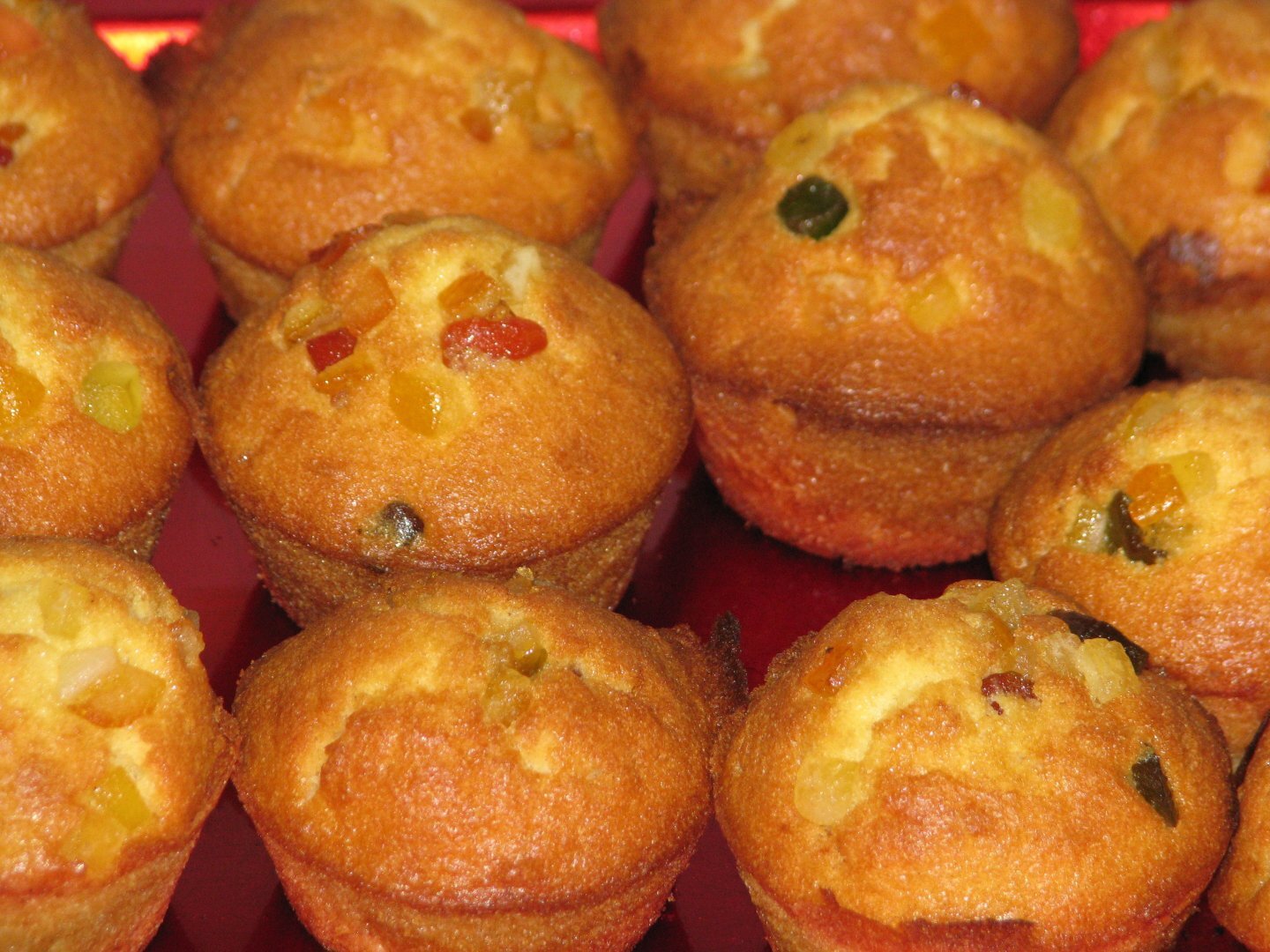 Muffins aux fruits confits Recette Ptitchef