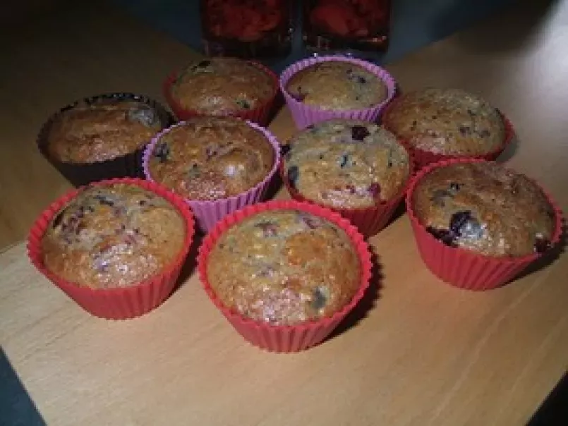 Muffins aux fruits rouges et flocons d'avoine - photo 2