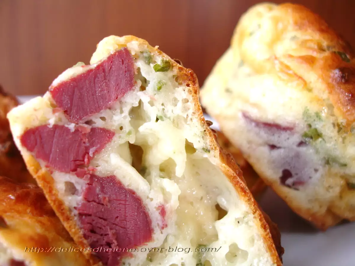 MUFFINS AUX GESIERS DE CANARD CONFIT ET CHEVRE - photo 2