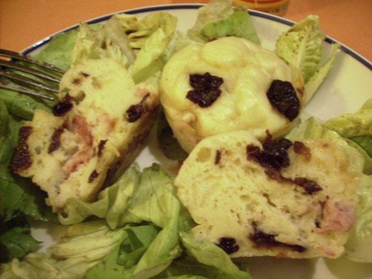Muffins aux lardons et aux pruneaux Recette Ptitchef