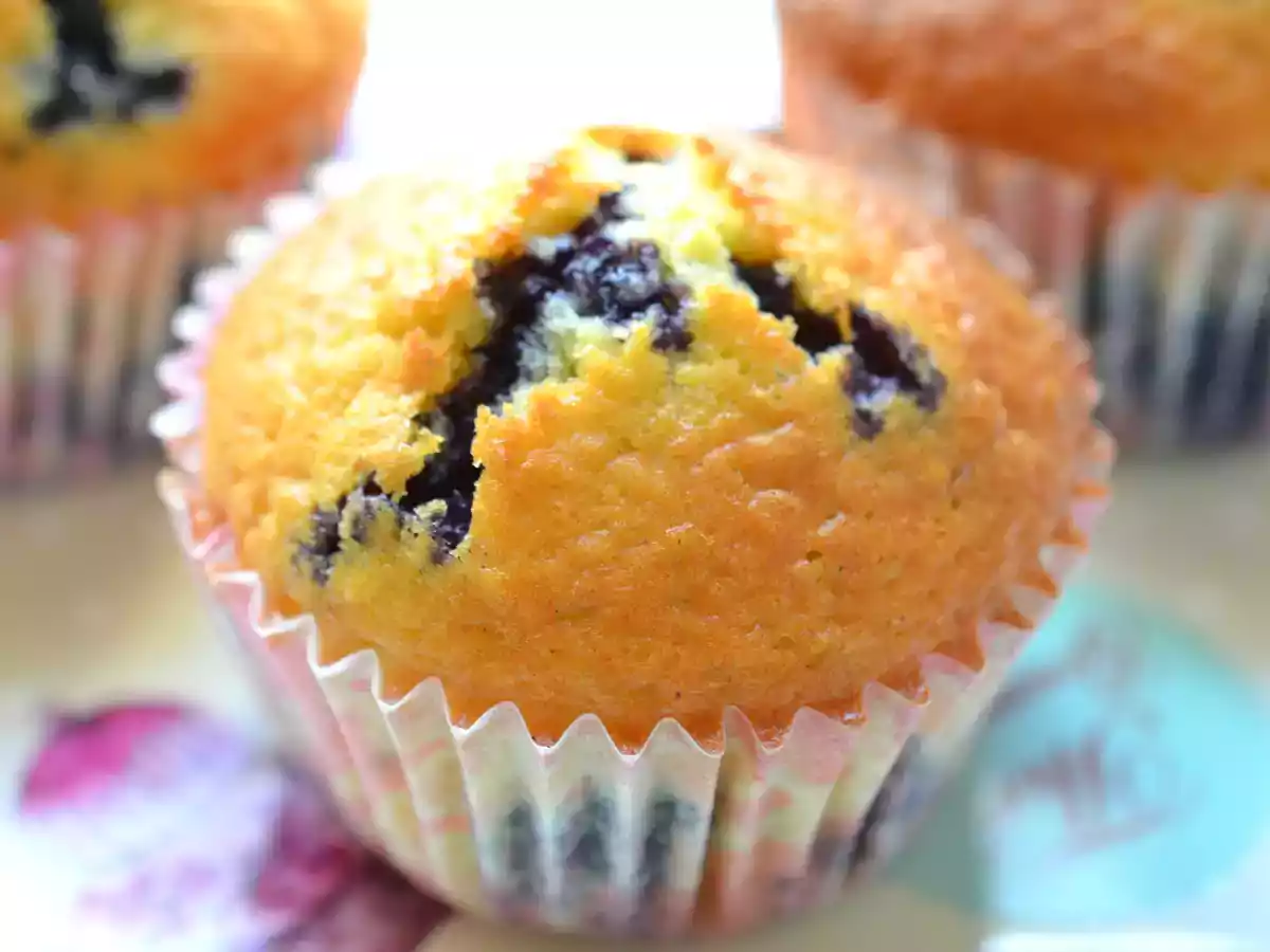 Muffins aux myrtilles