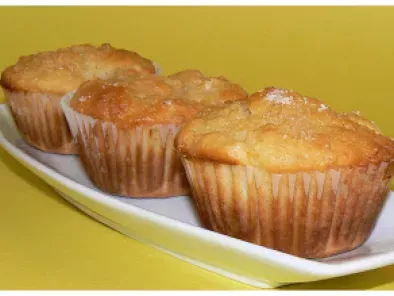 Muffins aux pêches