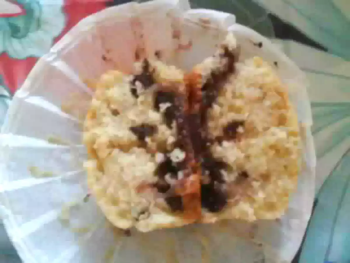 Muffins aux pépites de chocolat, coeur de fraise - photo 2