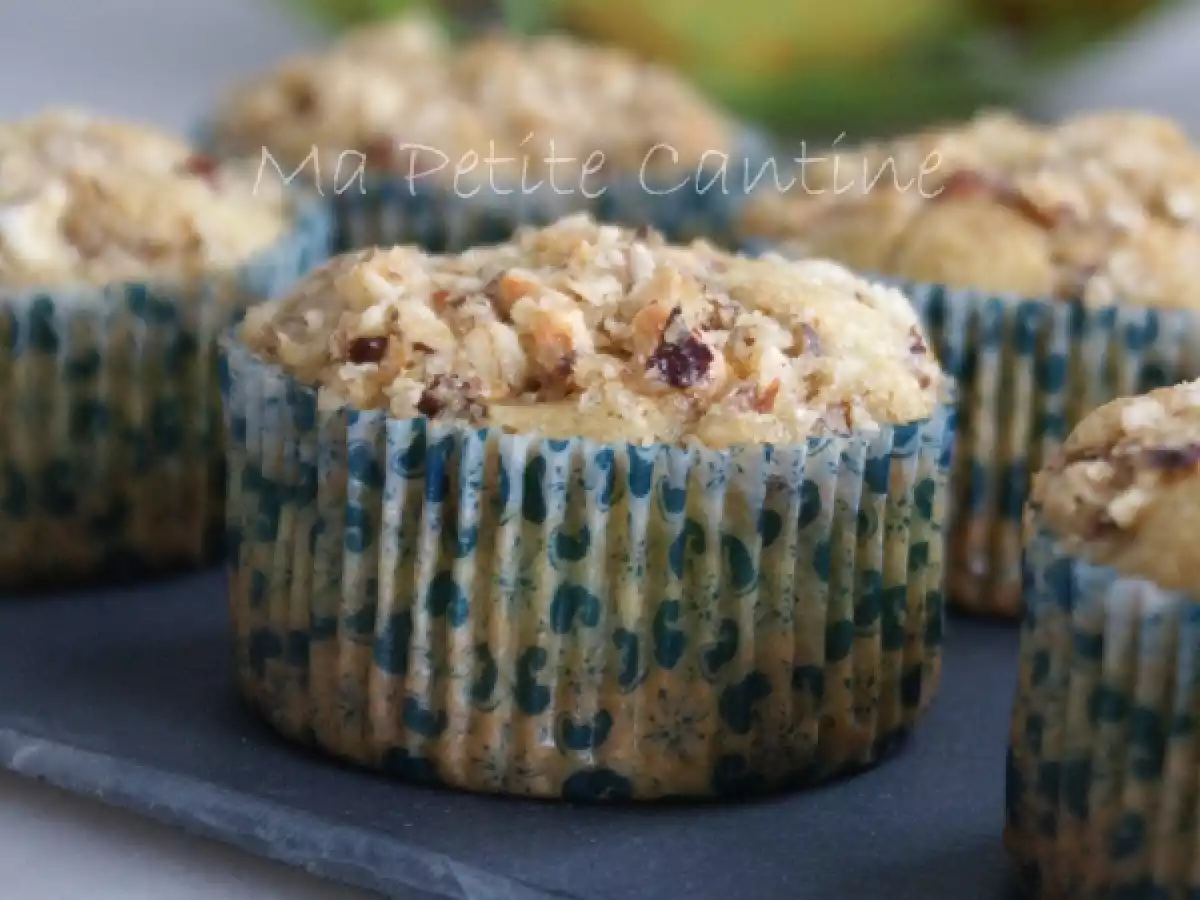 Muffins aux Pomme, Noisettes & Avoine