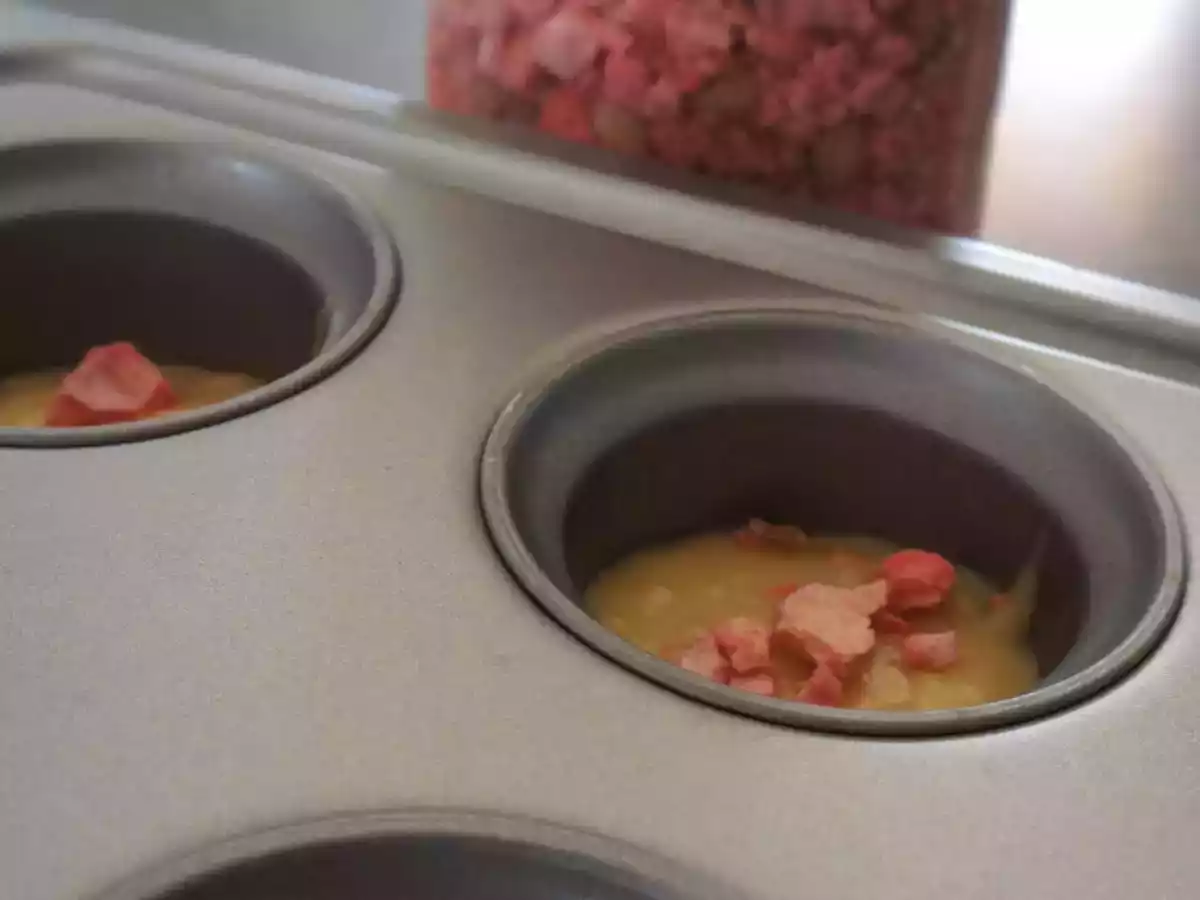 Muffins aux pralines roses - photo 3