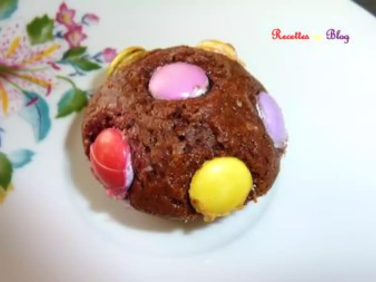 MUFFINS AUX SMARTIES ET AU CHOCOLAT