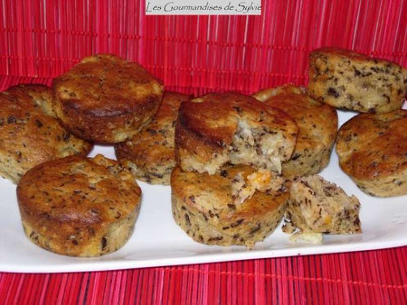 Muffins banane, abricot et chocolat, photo 1