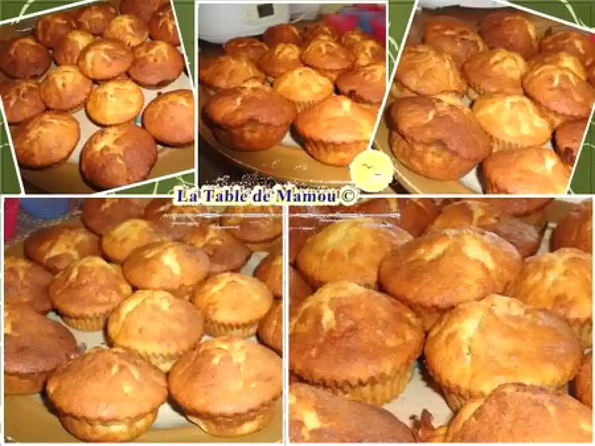 Muffins banane, orange aux Schoko-Bons