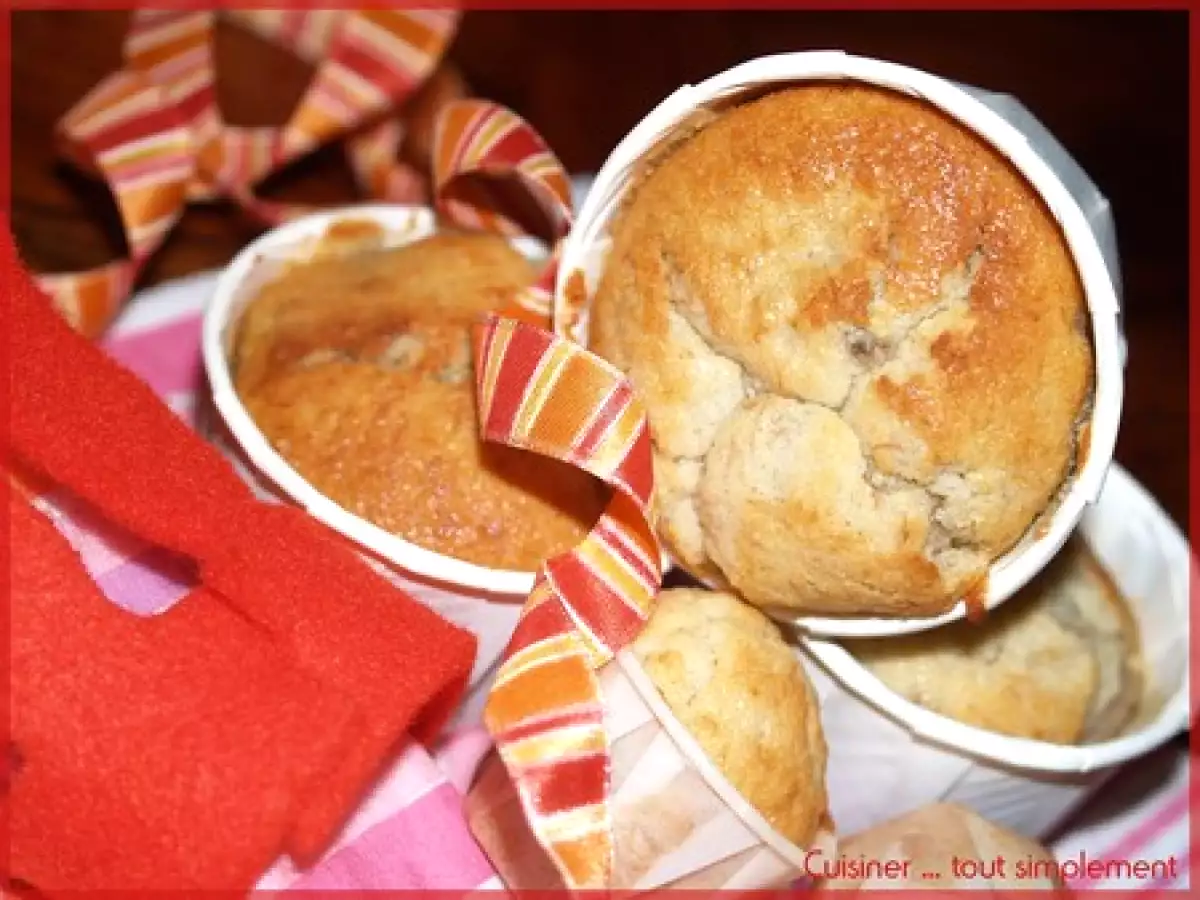 Muffins Banane, Poire et Amandes - photo 2
