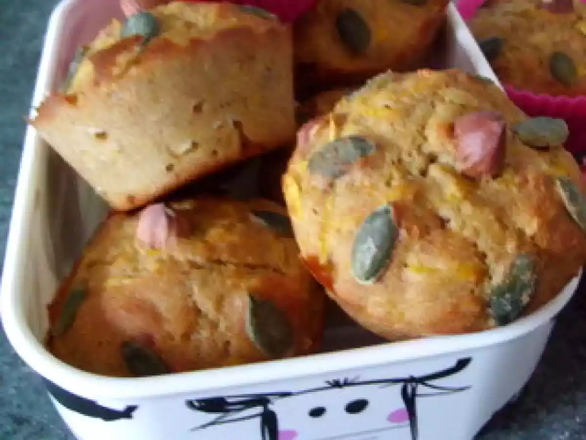 Muffins butternut, farine de châtaigne, noisettes et sirop d'agave - photo 2