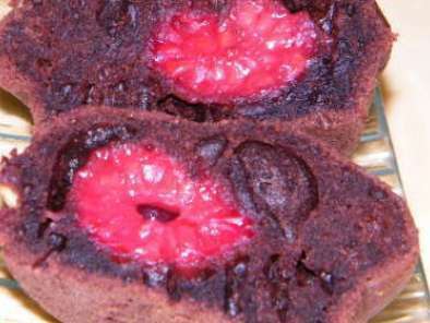 Muffins Cacao Lait De Coco Et Framboises Recette Ptitchef