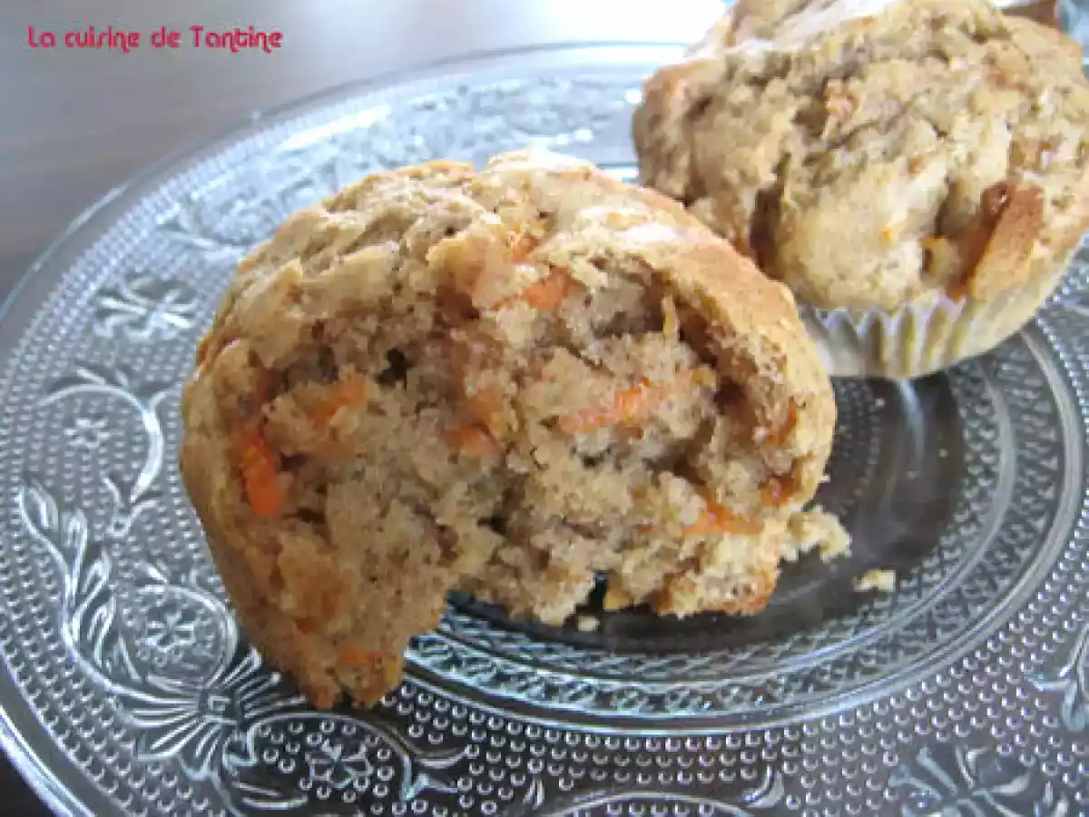 Muffins carotte - noisettes