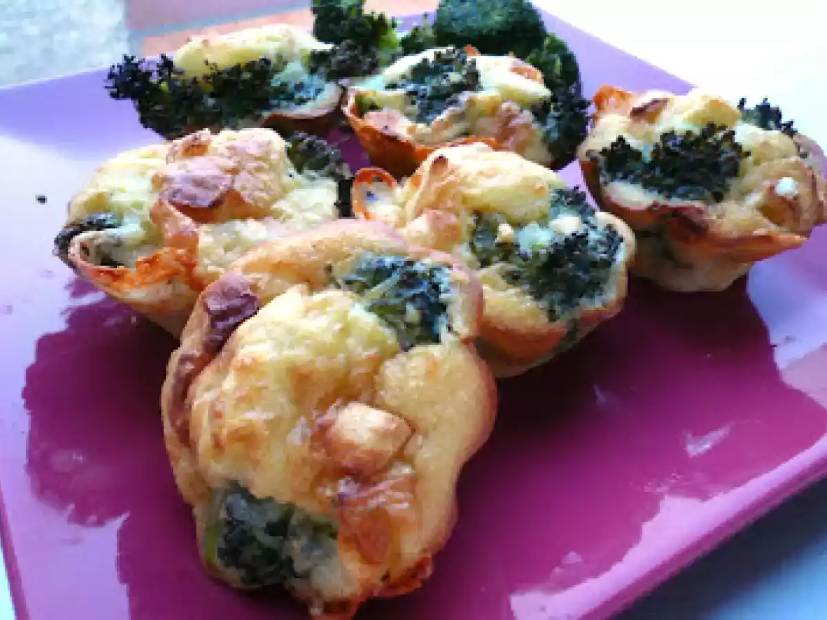 Muffins chèvre-brocolis