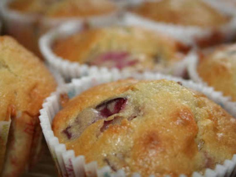 Muffins chocolat blanc cerises, photo 1