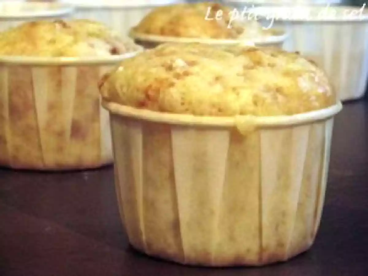 Muffins chocolat blanc et pépites de pralin