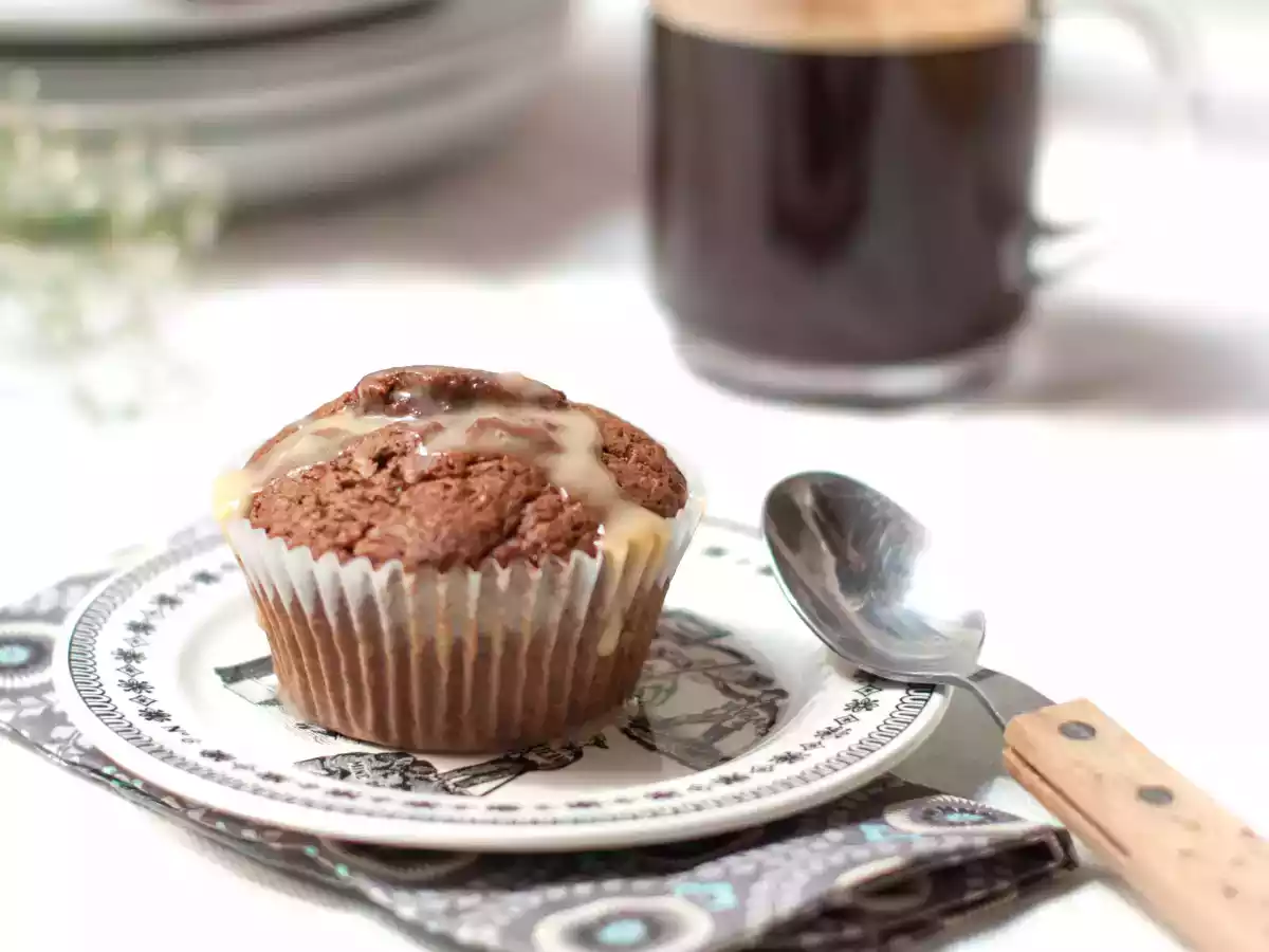 Muffins chocolat caramel