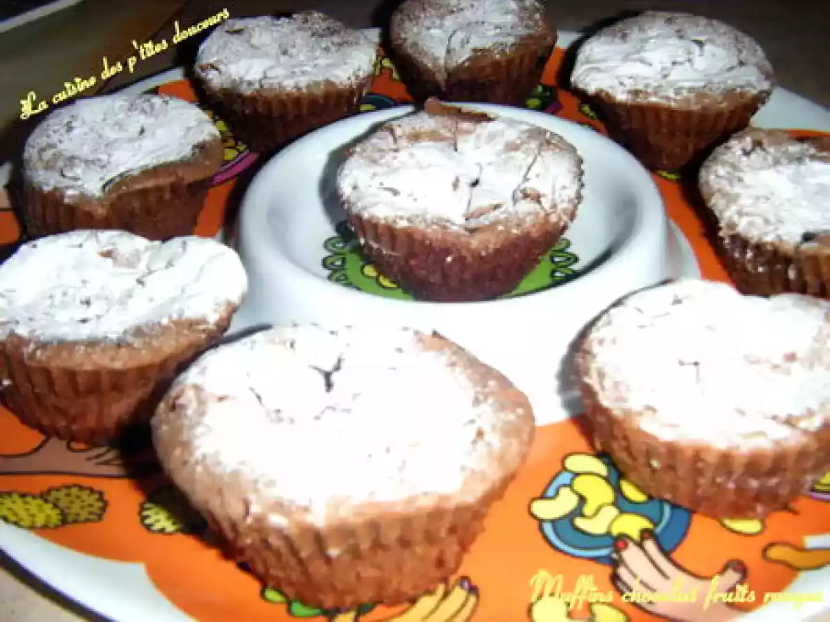 Muffins chocolat fruits rouges de Cyril Lignac - photo 2