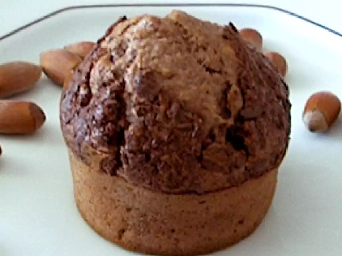 Muffins chocolat - noisette