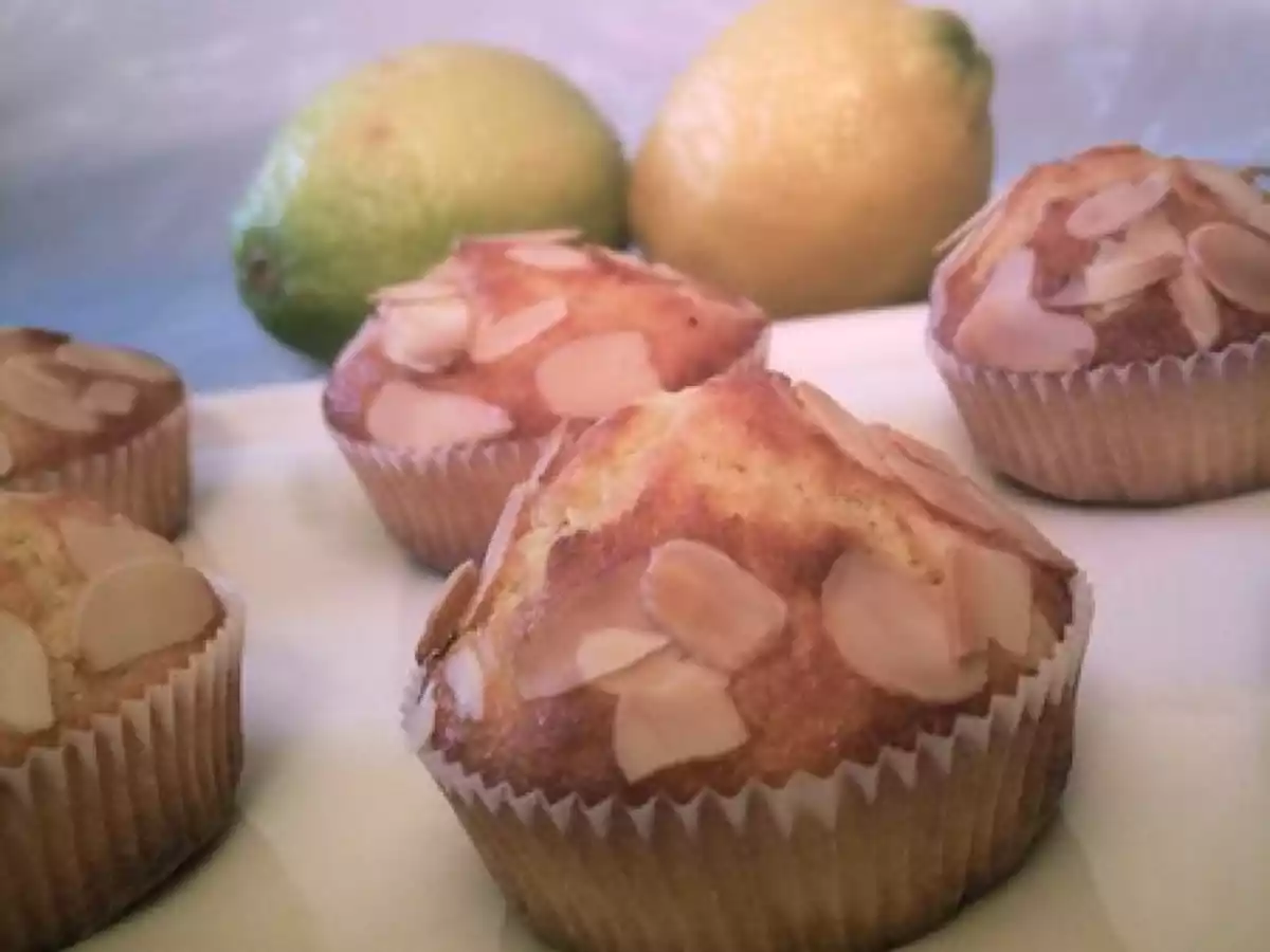 Muffins citron amandes