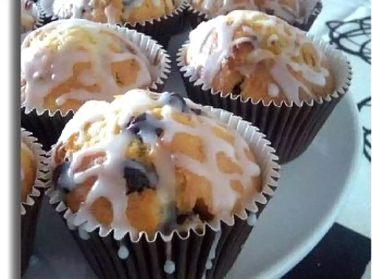 MUFFINS CITRON-CHOCOLAT.