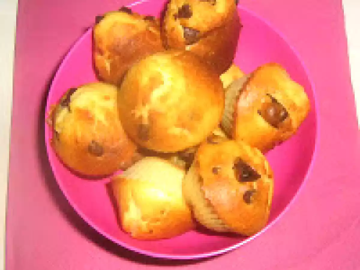 Muffins citron et pépites chocolat