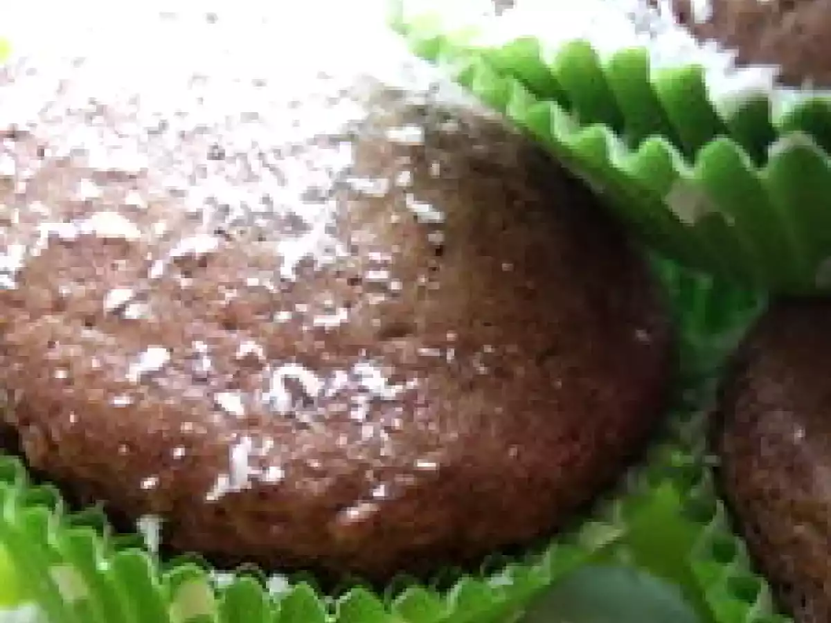 Muffins coco-choco coeur façon Bounty