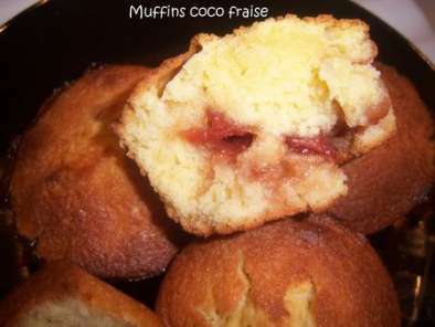Muffins coco-fraise - photo 2