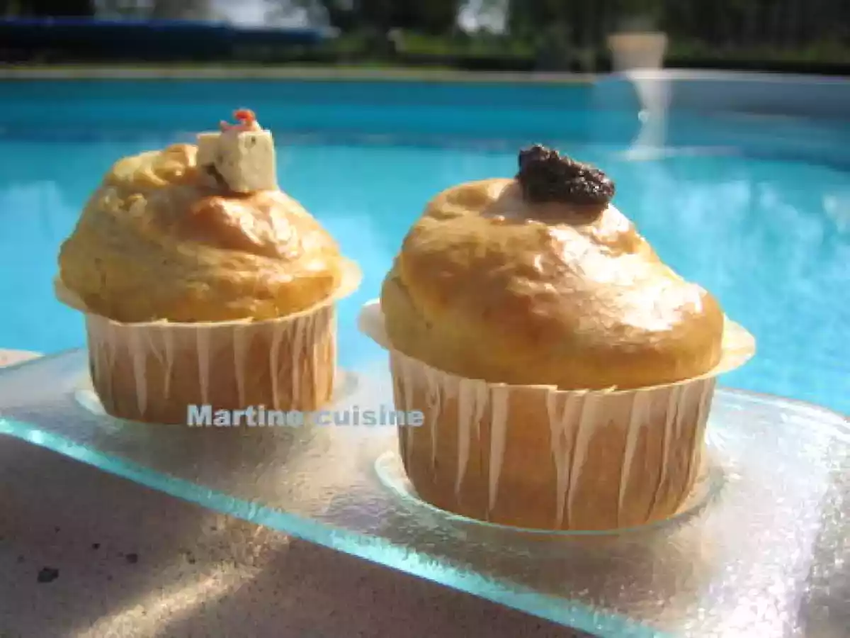 Muffins coeur moëlleux de féta ou tapenade - photo 2
