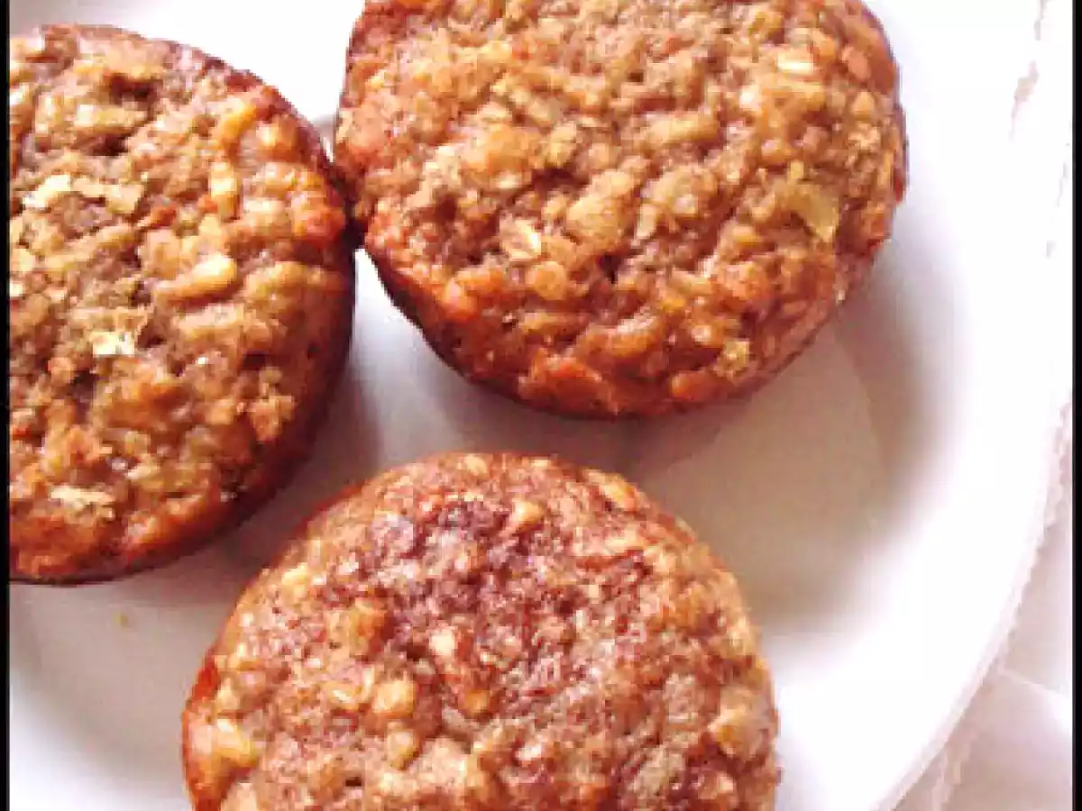 Muffins de flocons 5 céréales aux pommes